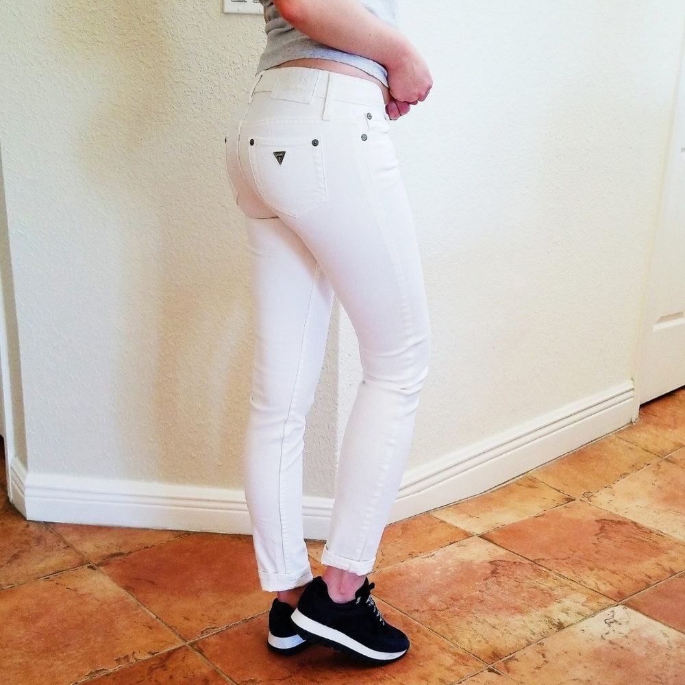 Guess White Jeans